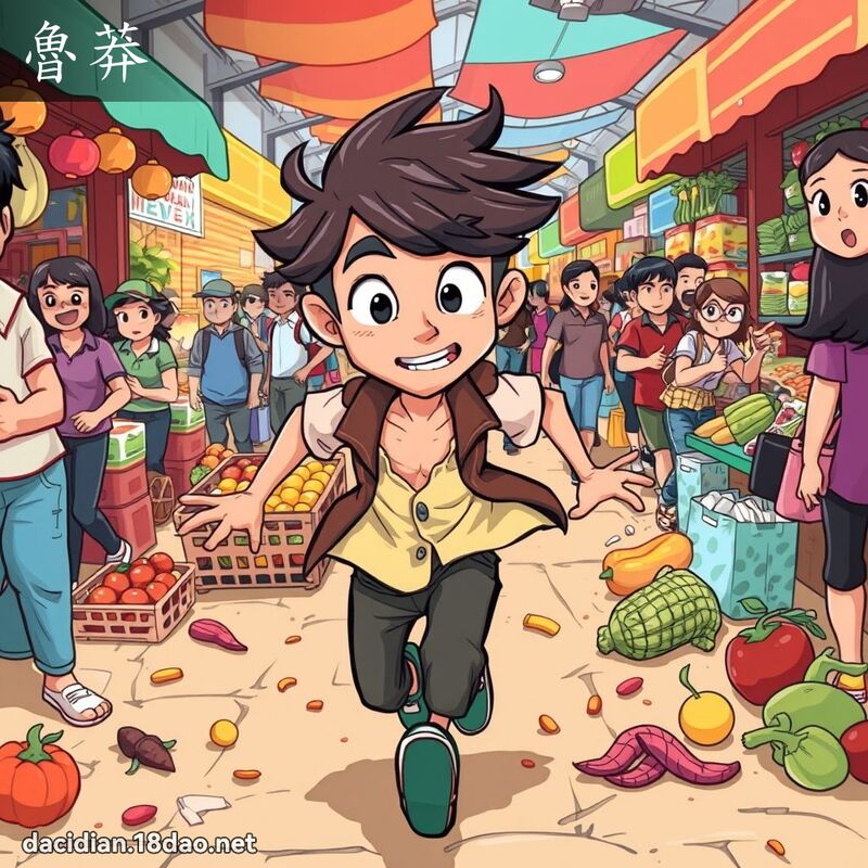 魯莽 - 國語大辭典配圖