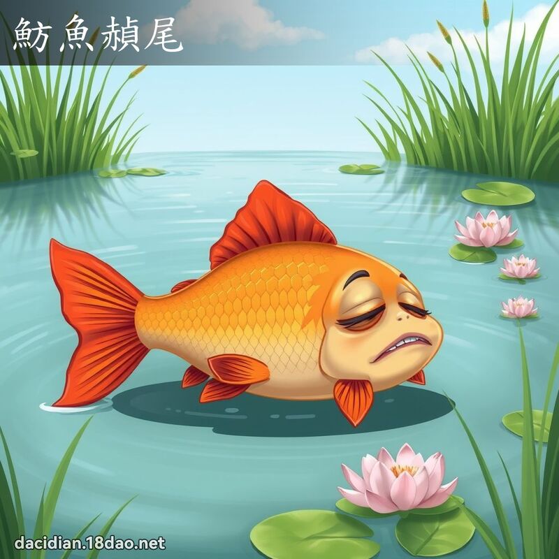 魴鱼赬尾 - 国语大辞典配图