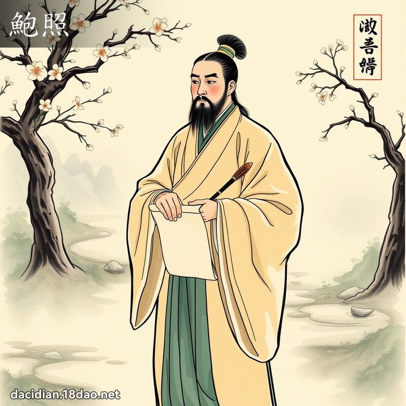 鮑照 - 國語大辭典配圖