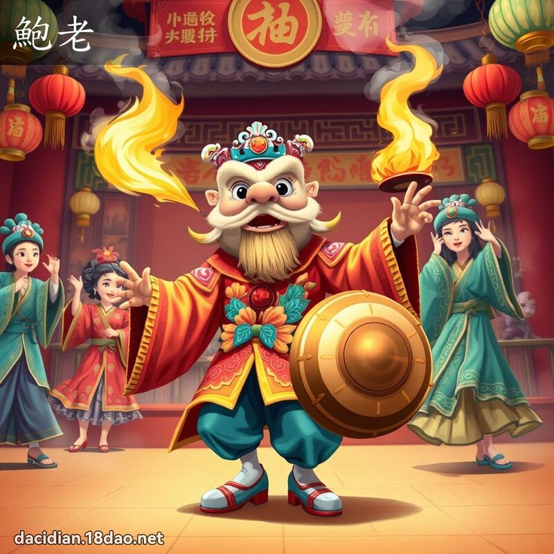 鲍老 - 国语大辞典配图
