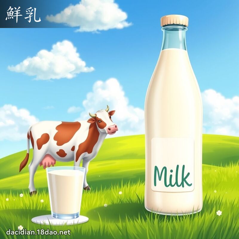鮮乳 - 國語大辭典配圖