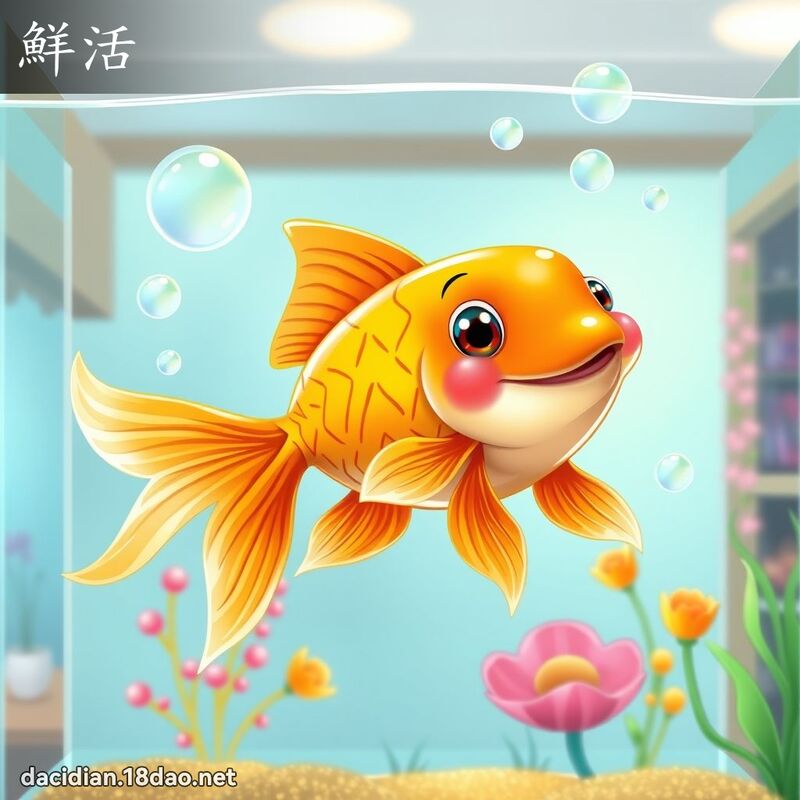 鮮活 - 國語大辭典配圖