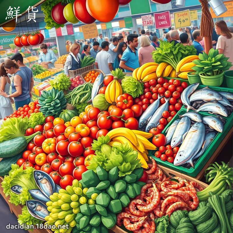 鲜货 - 国语大辞典配图