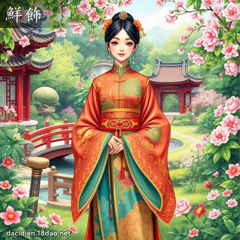 鮮飾 - 國語大辭典配圖