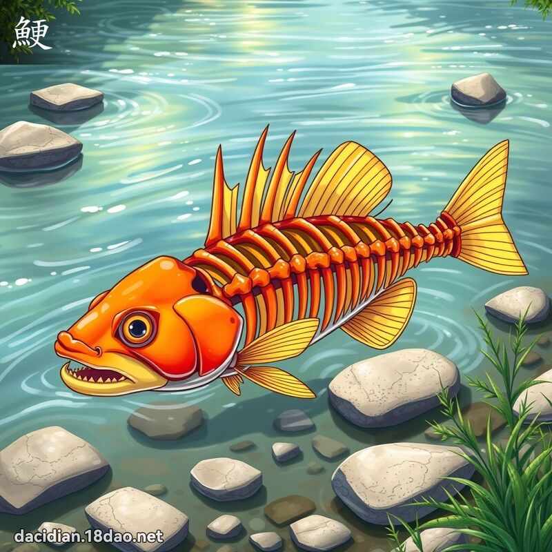 鯁 - 國語大辭典配圖