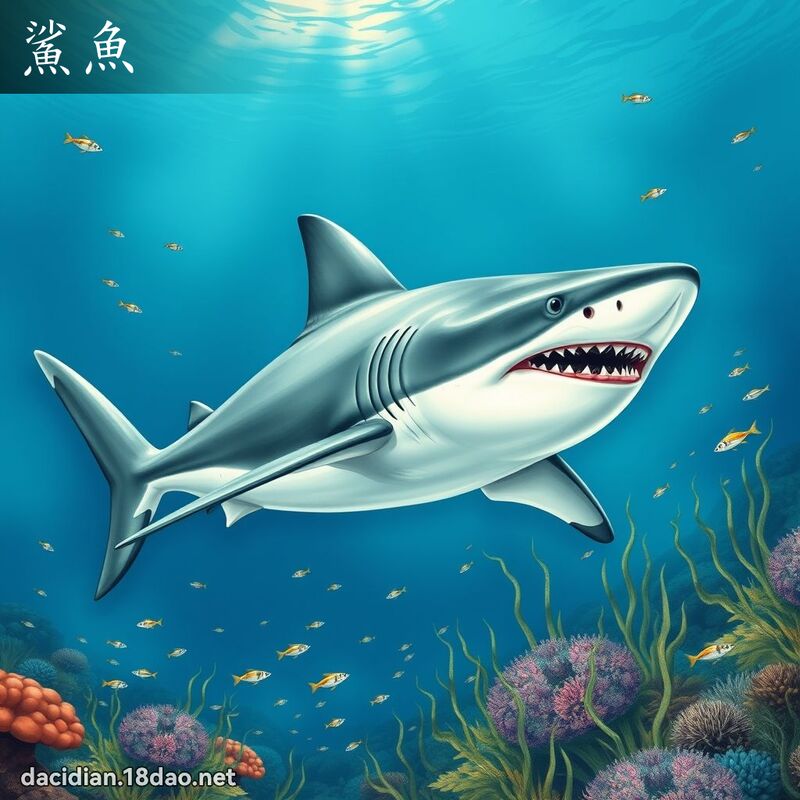 鯊魚 - 國語大辭典配圖