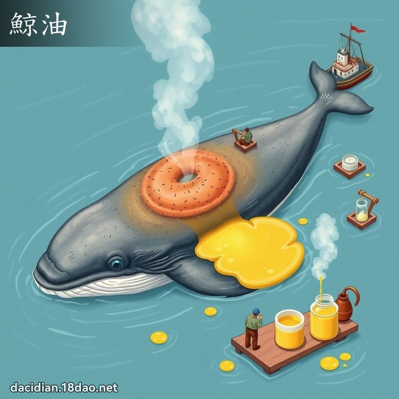 鯨油 - 国语大辞典配图