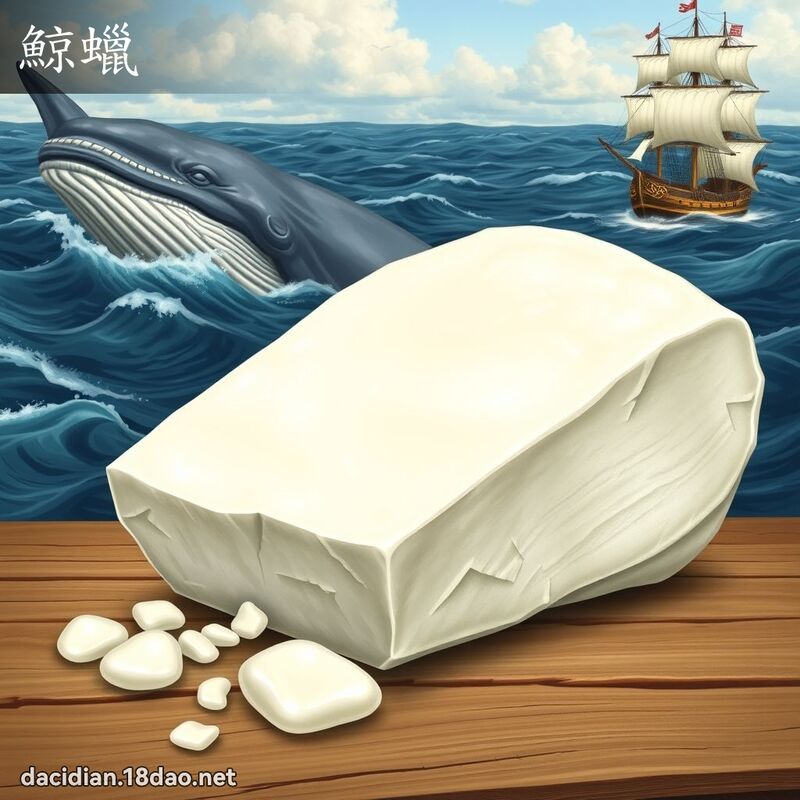 鯨蠟 - 國語大辭典配圖