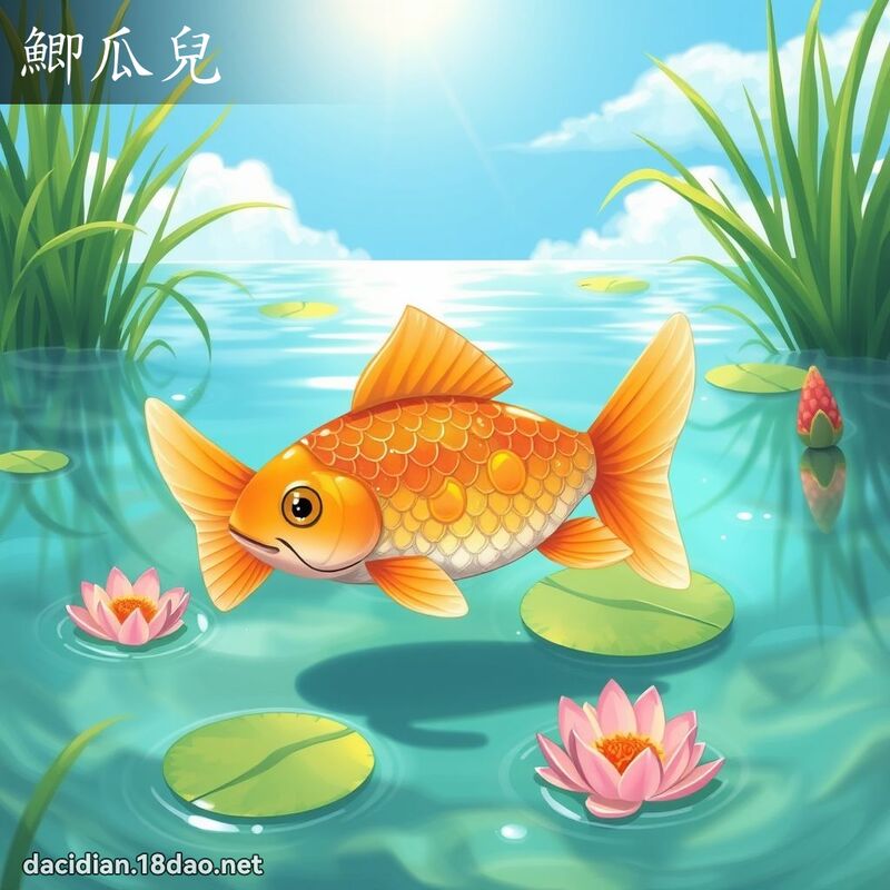 鯽瓜儿 - 国语大辞典配图