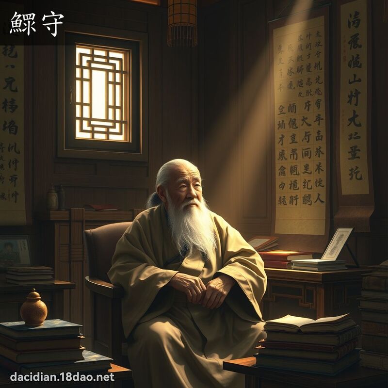鰥守 - 國語大辭典配圖