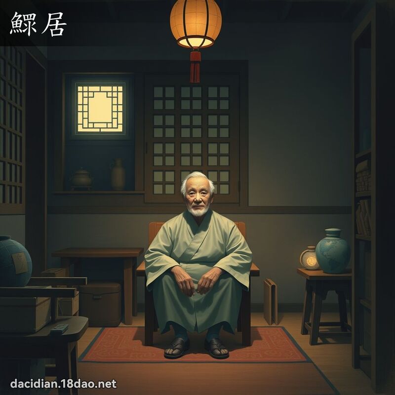 鰥居 - 国语大辞典配图