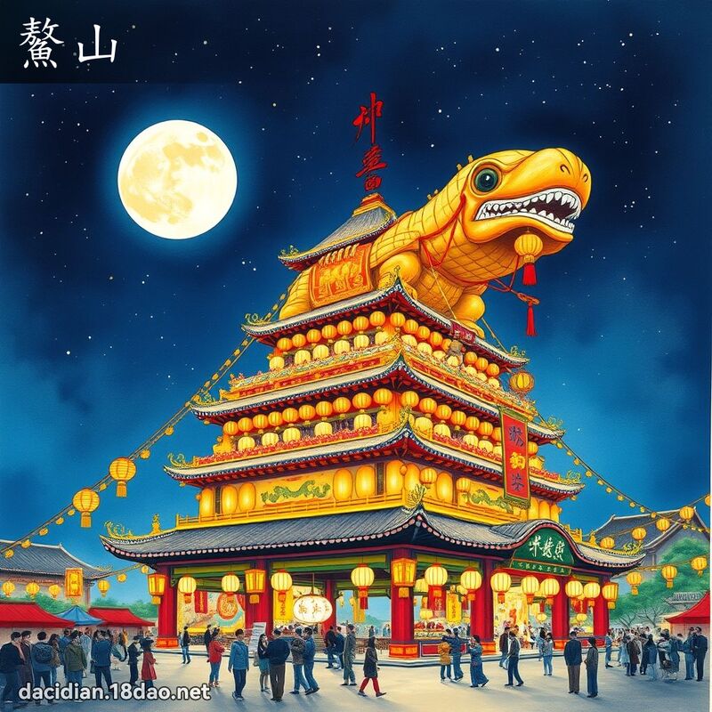 鰲山 - 国语大辞典配图