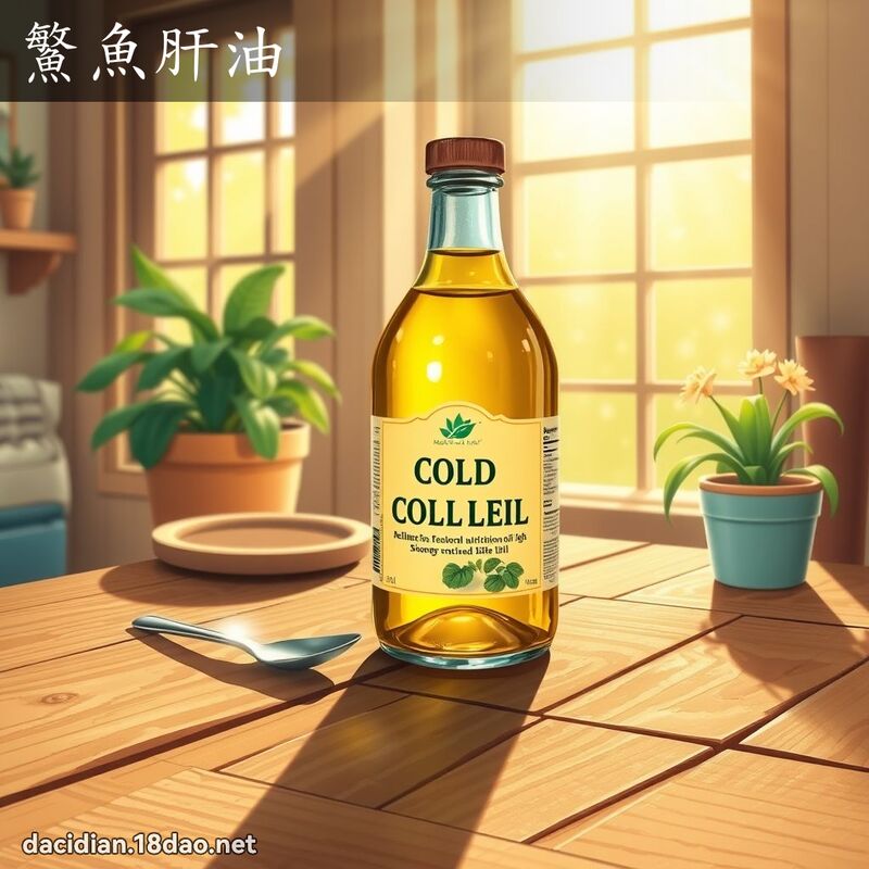 鰵魚肝油 - 國語大辭典配圖