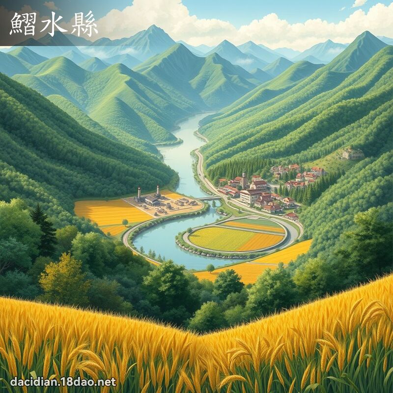 鰼水縣 - 國語大辭典配圖