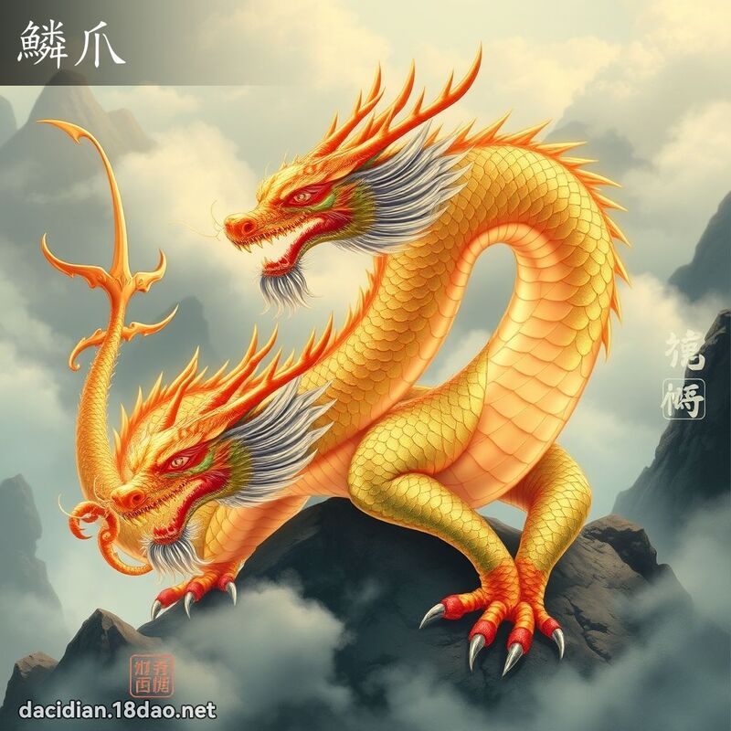 鳞爪 - 国语大辞典配图