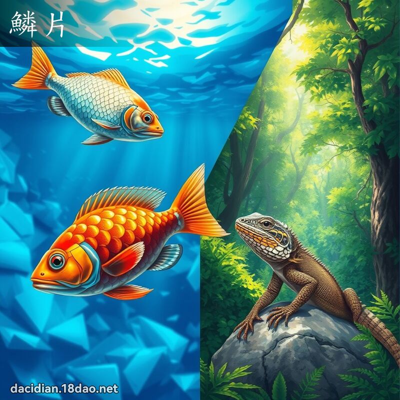 鳞片 - 国语大辞典配图