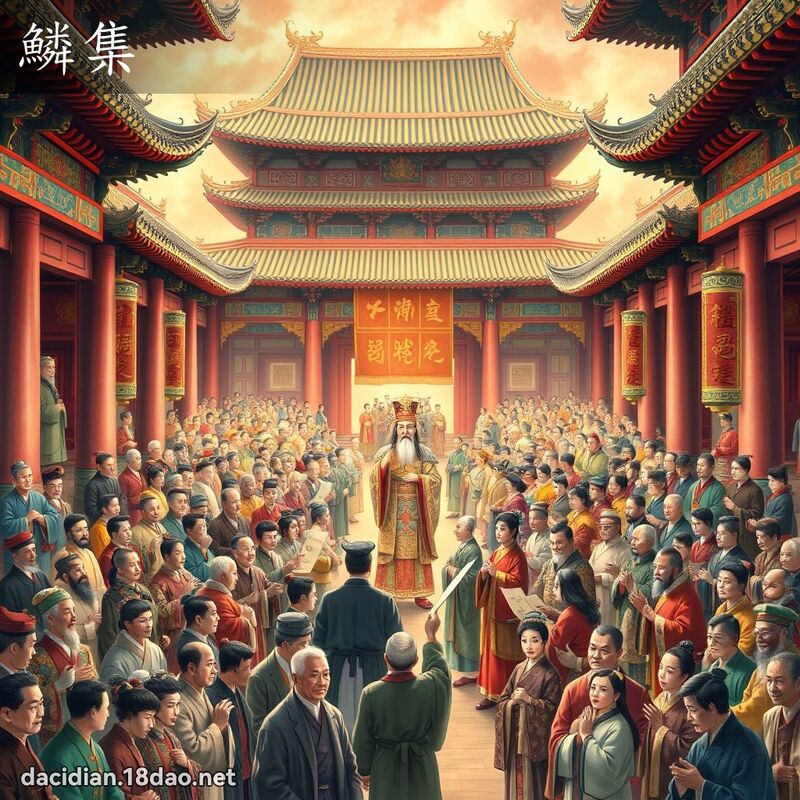 鱗集 - 國語大辭典配圖