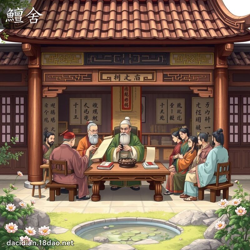 鱣舍 - 国语大辞典配图