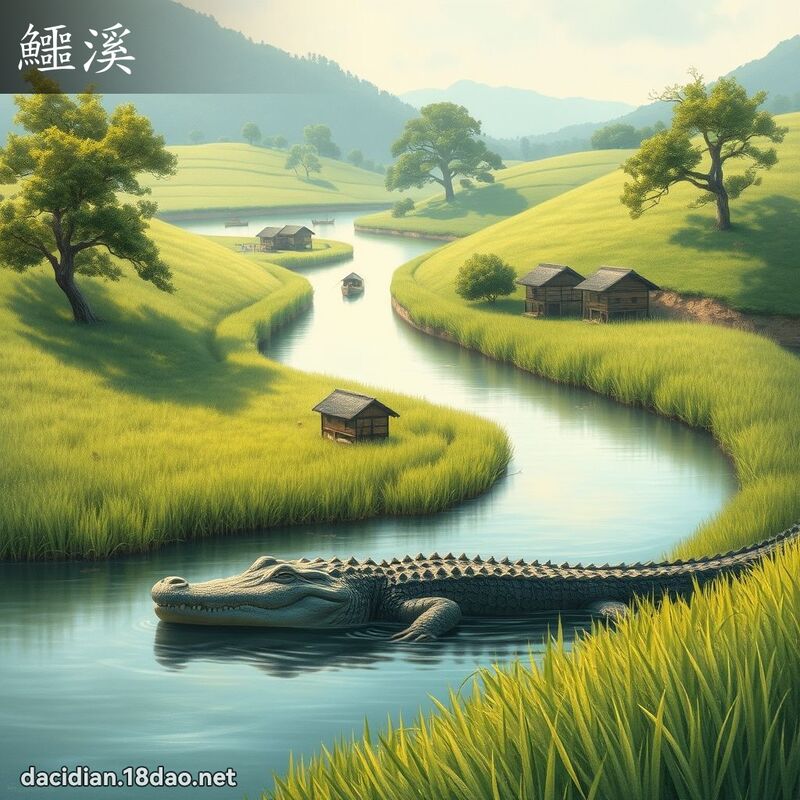 鱷溪 - 國語大辭典配圖