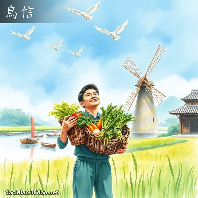 鸟信 - 国语大辞典配图