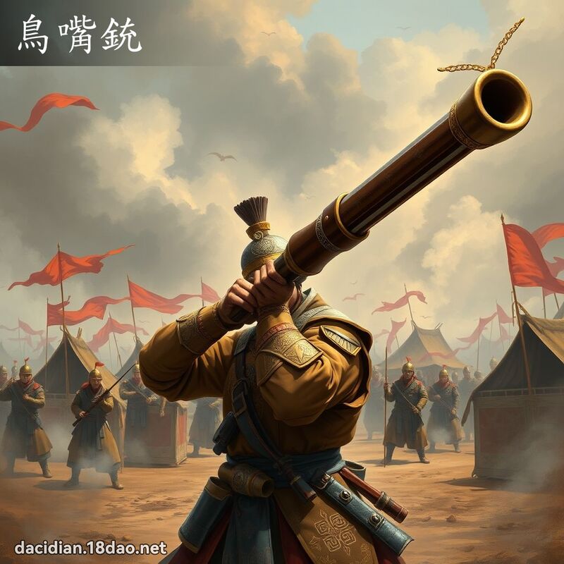 鸟嘴銃 - 国语大辞典配图