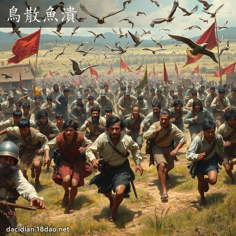 鳥散魚潰 - 國語大辭典配圖