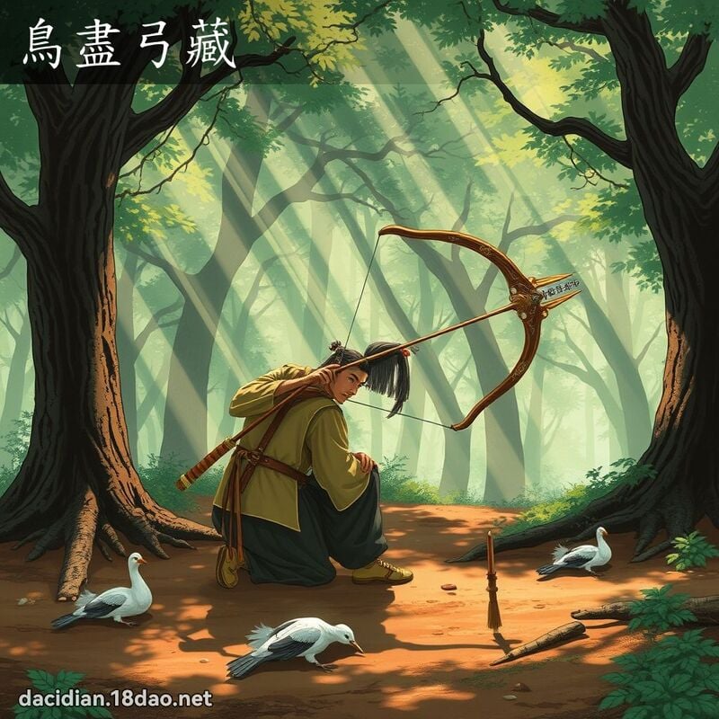 鸟尽弓藏 - 国语大辞典配图