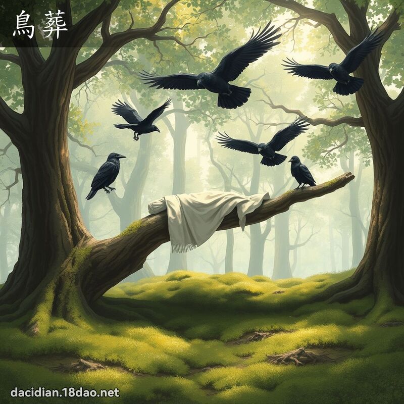 鸟葬 - 国语大辞典配图