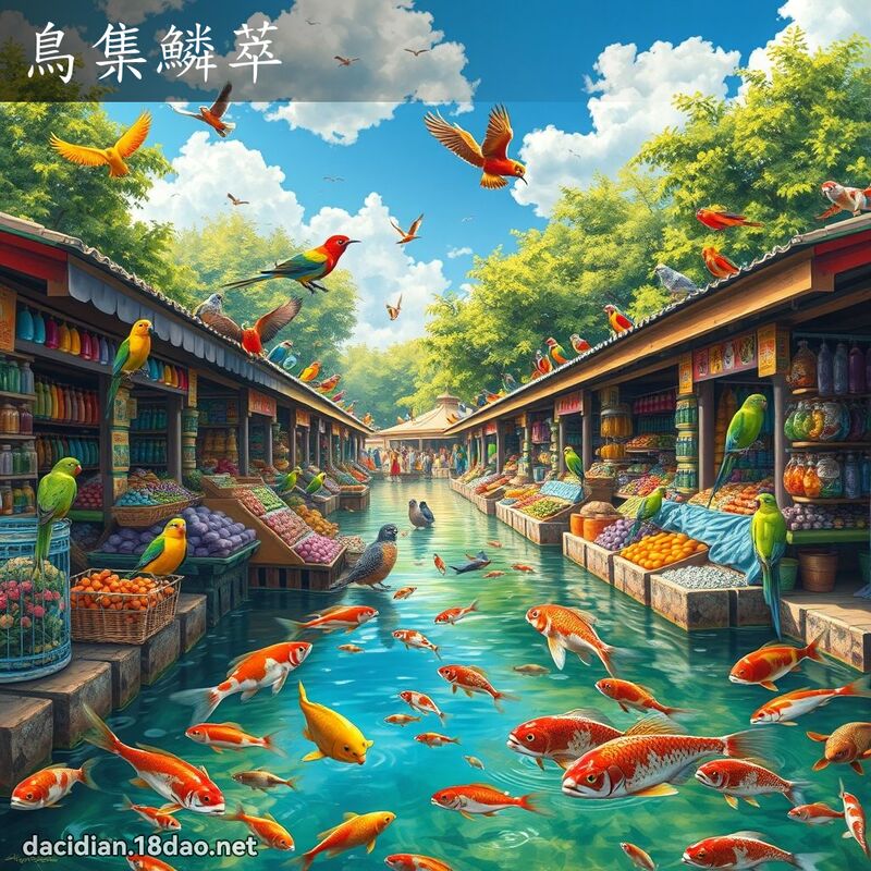 鳥集鱗萃 - 國語大辭典配圖