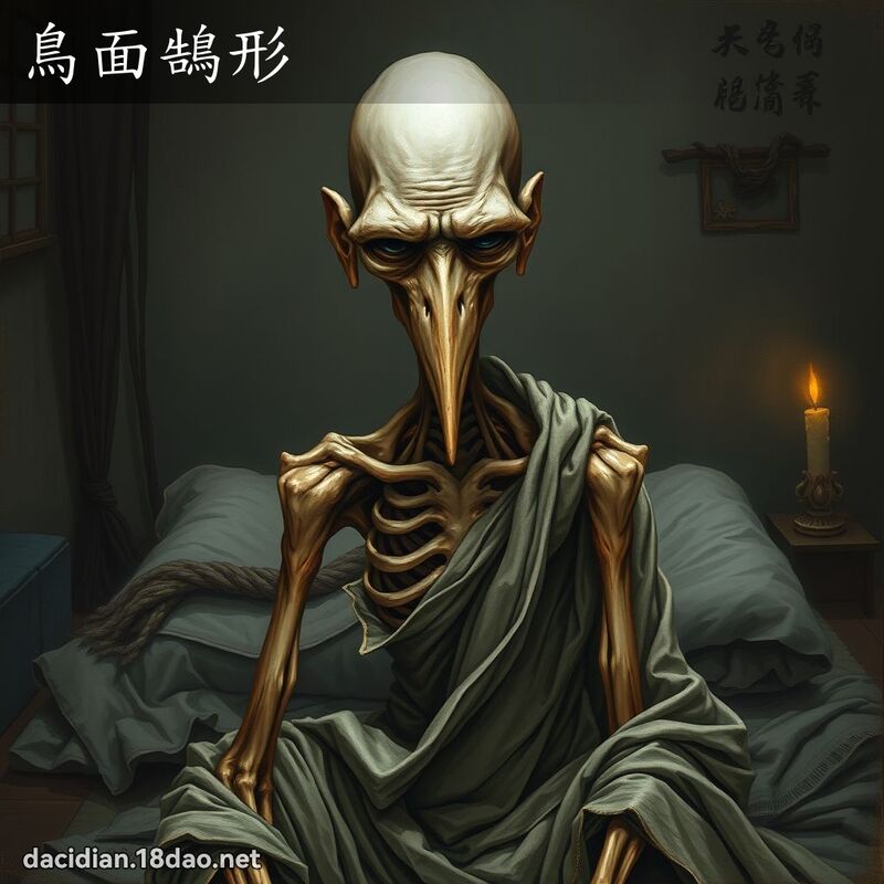 鳥面鵠形 - 國語大辭典配圖