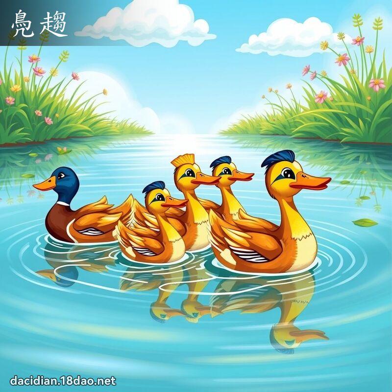 鳧趋 - 国语大辞典配图