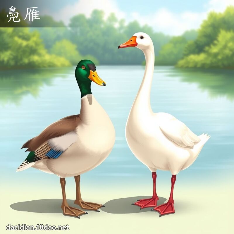 鳧雁 - 国语大辞典配图