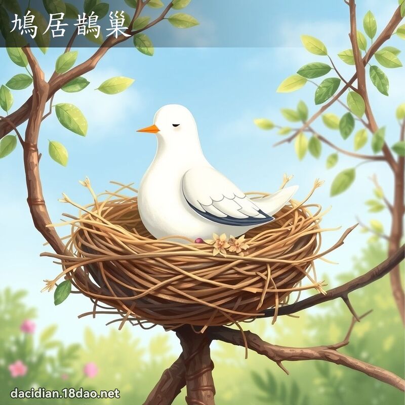 鳩居鹊巢 - 国语大辞典配图