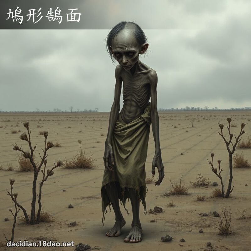 鳩形鵠面 - 国语大辞典配图