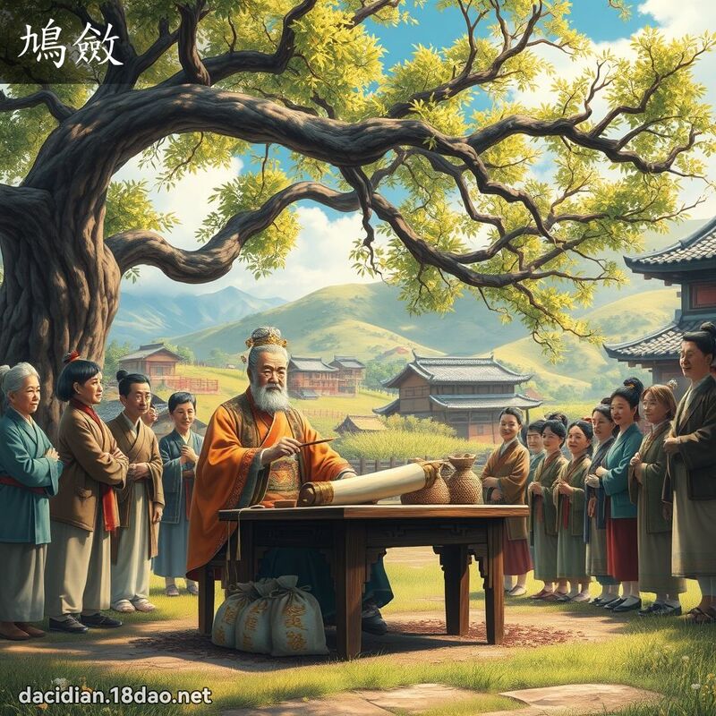 鳩斂 - 國語大辭典配圖