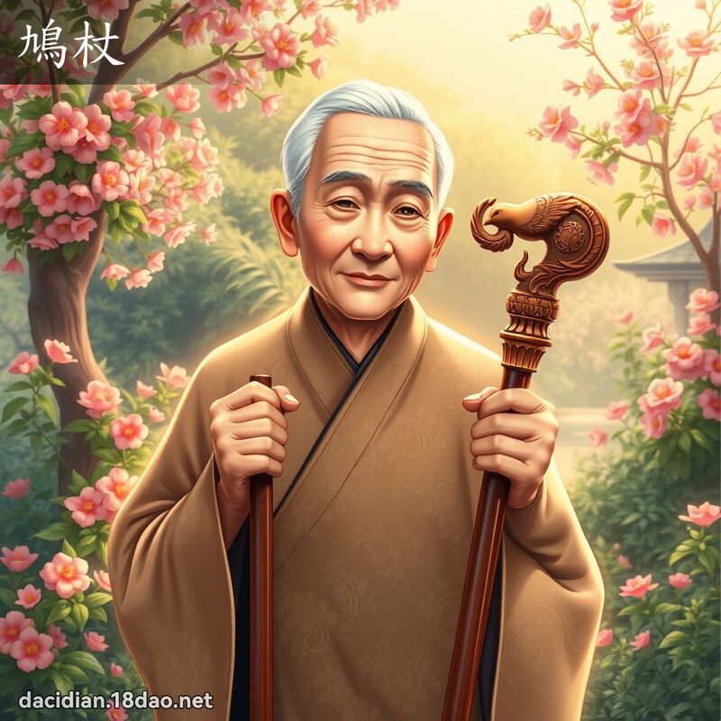 鳩杖 - 國語大辭典配圖