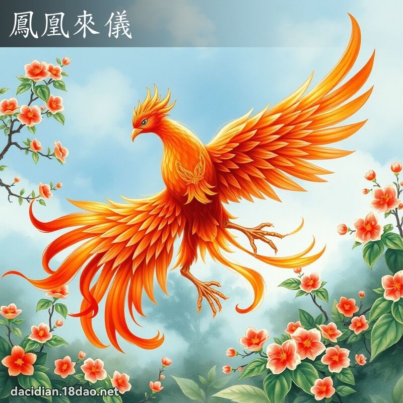 凤凰来仪 - 国语大辞典配图