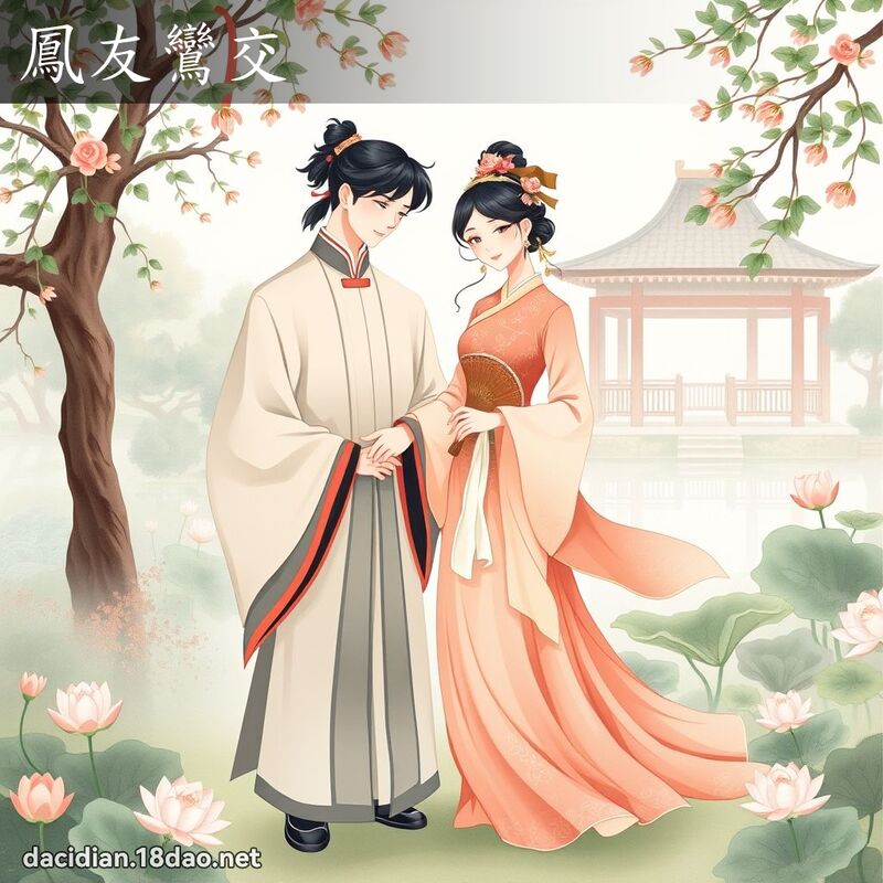 鳳友鸞交 - 國語大辭典配圖