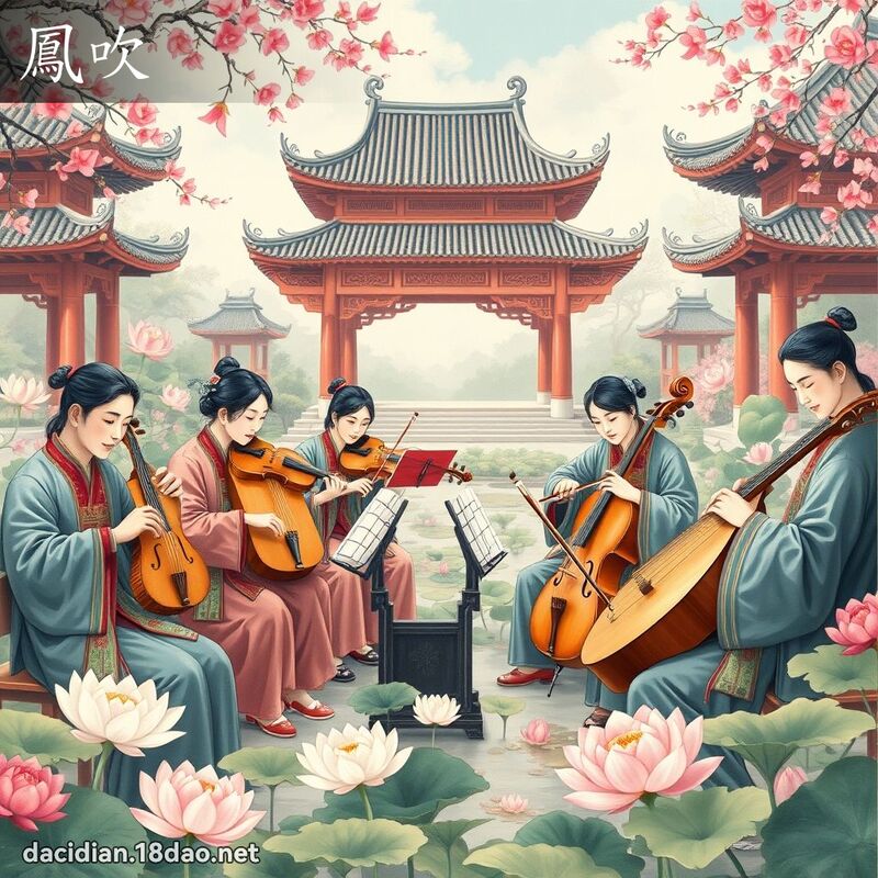 凤吹 - 国语大辞典配图