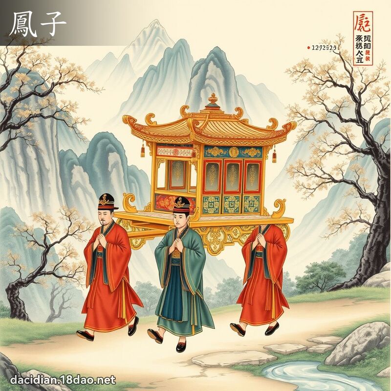 鳳子 - 國語大辭典配圖