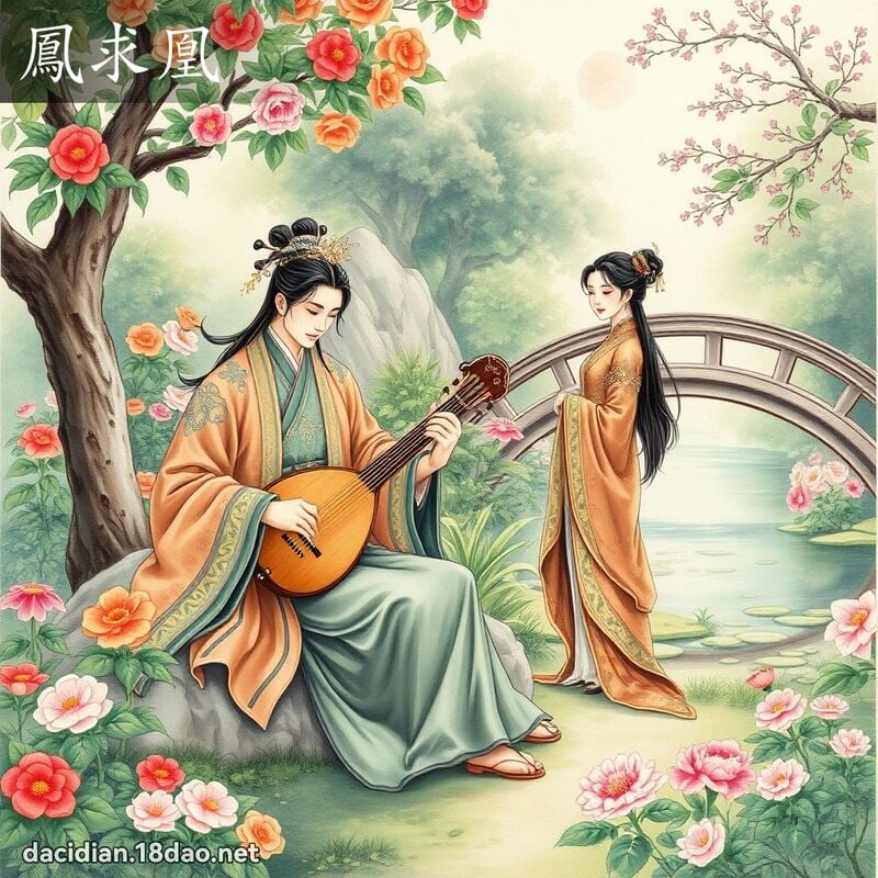 鳳求凰 - 國語大辭典配圖