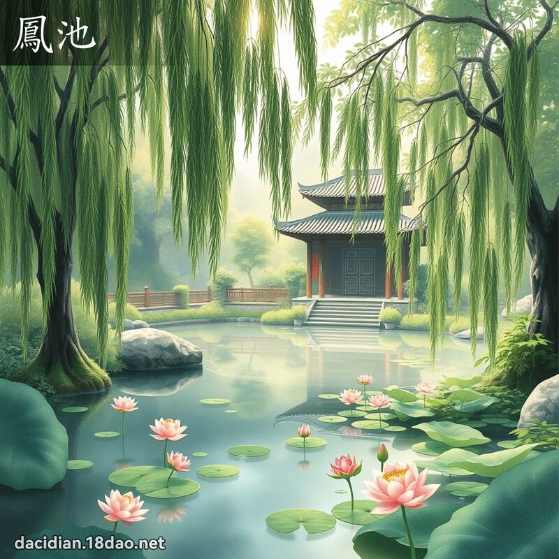 鳳池 - 國語大辭典配圖