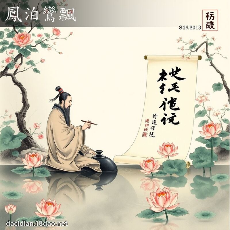 凤泊鸞飘 - 国语大辞典配图