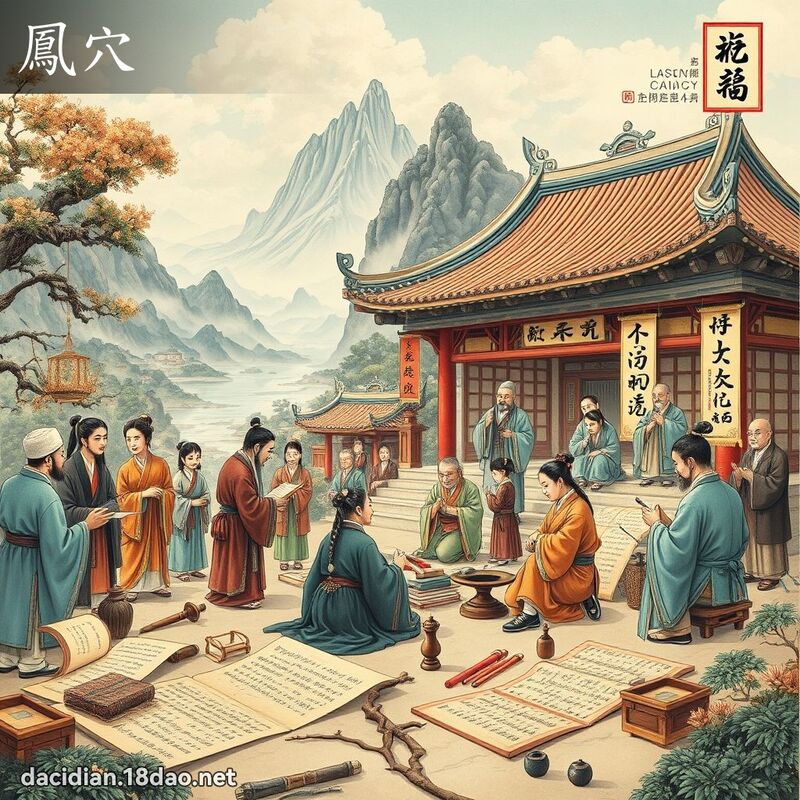 鳳穴 - 國語大辭典配圖