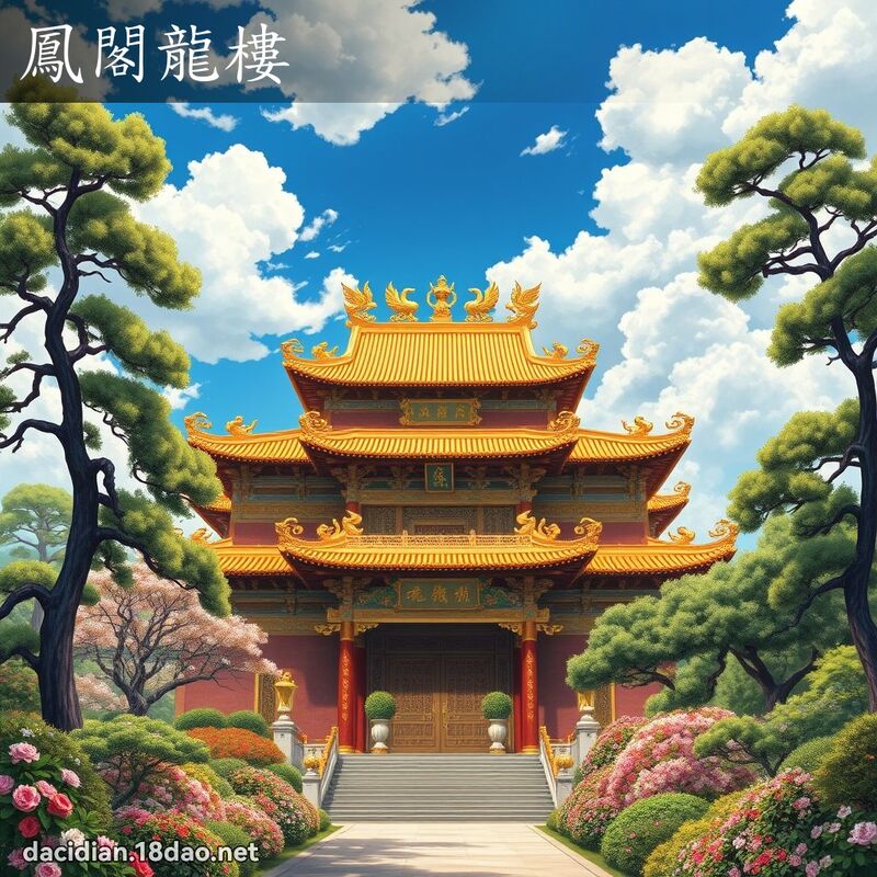 鳳閣龍樓 - 國語大辭典配圖