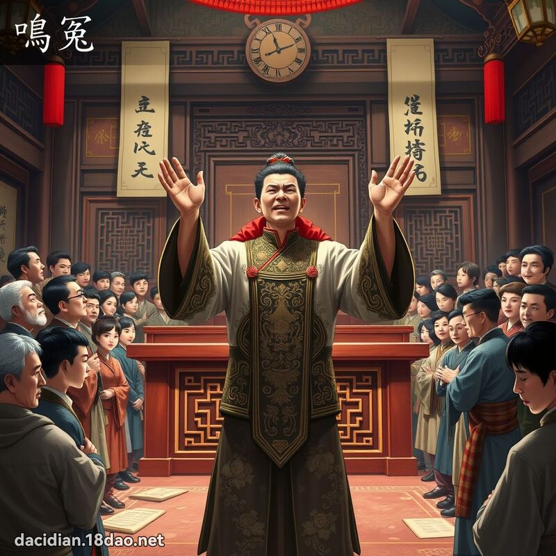 鳴冤 - 國語大辭典配圖