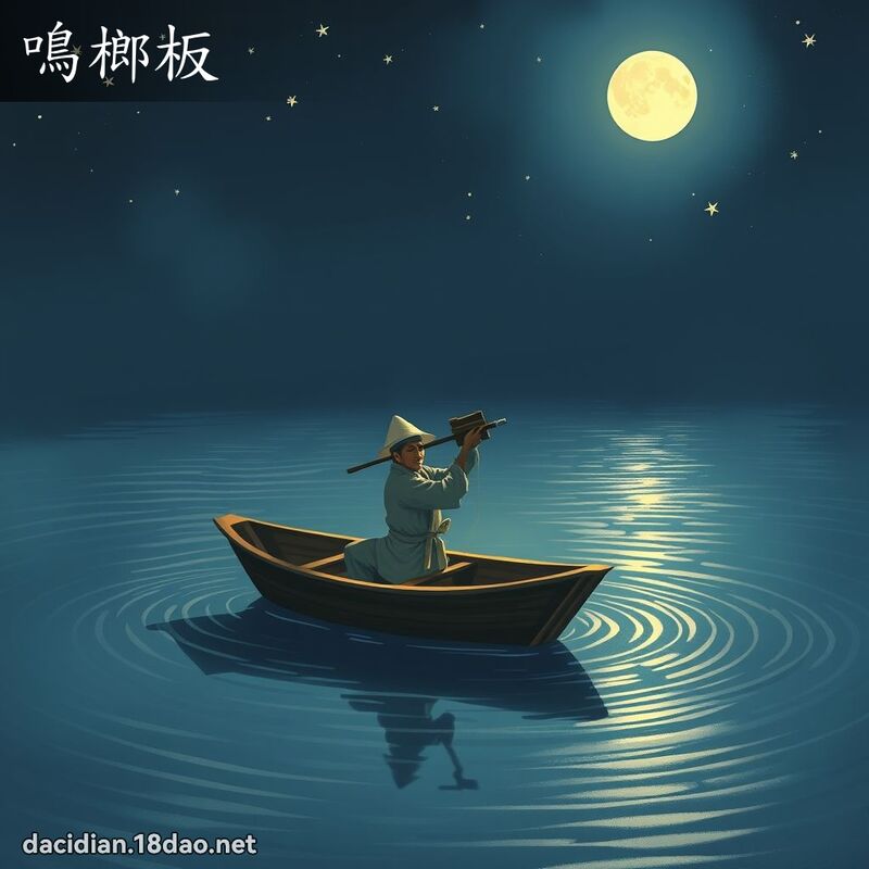 鸣榔板 - 国语大辞典配图