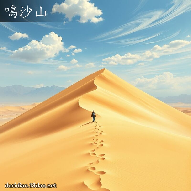鸣沙山 - 国语大辞典配图