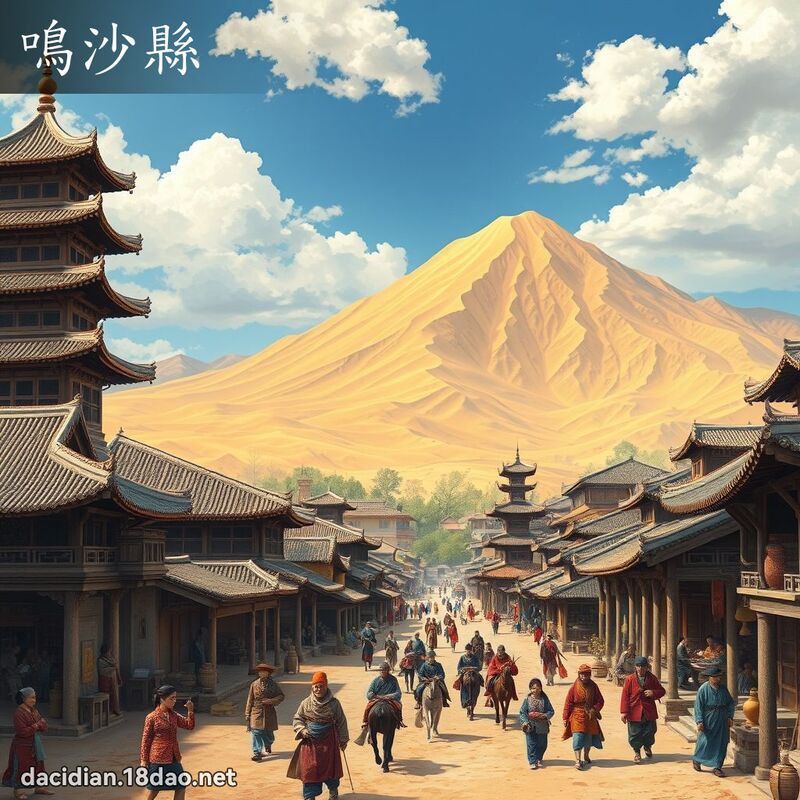 鸣沙县 - 国语大辞典配图