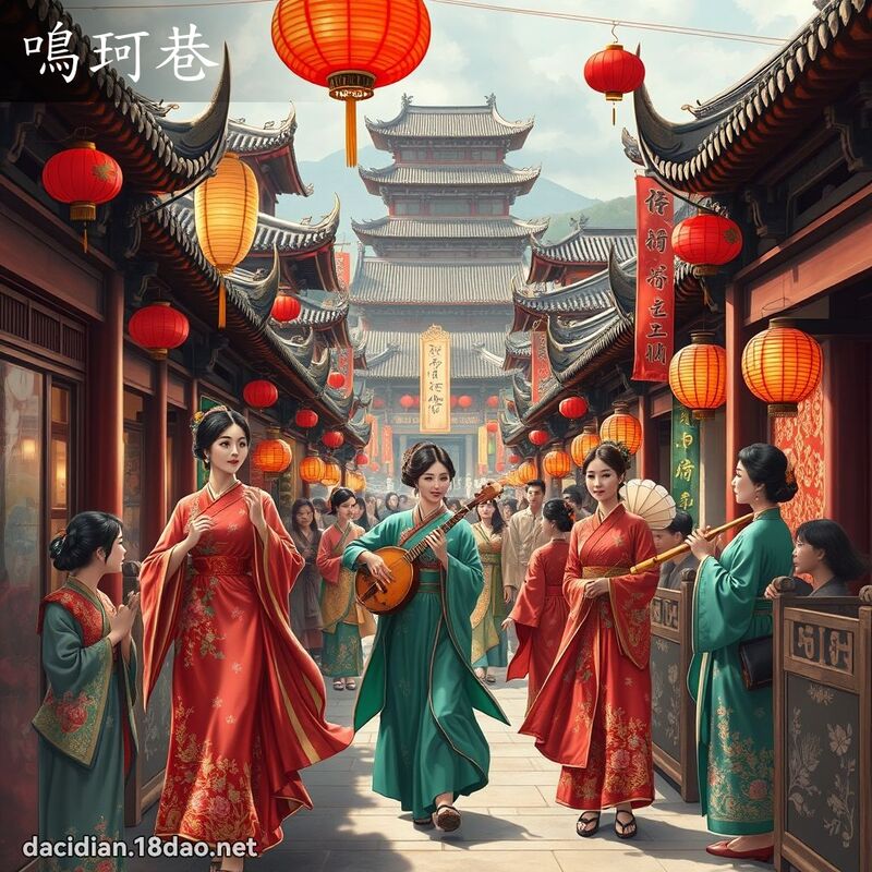 鸣珂巷 - 国语大辞典配图